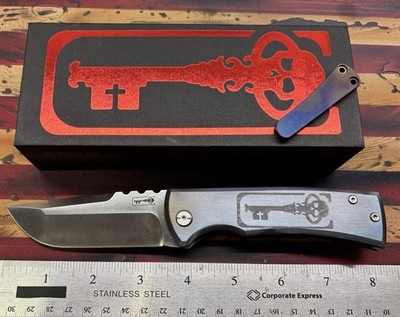 Chaves Redencion 229 Kickstop Tanto Custom Ano Ti Engraved Scale
