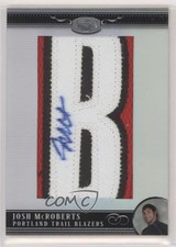 2007 Bowman Sterling Rookie Letterman 3/4 Josh McRoberts #RALP-JM Patch Auto 2h4