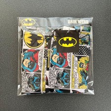 Batman Comic Baby Raincoat Lightweight Waterproof 90-100cm Used