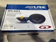 Alpine SPG-69C2 speakers 
