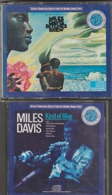Miles Davis 5 CD LOT - Bitches Brew (2), Kind Of Blue and Miles Davis (2). EX!