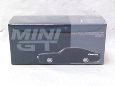 (SQ1611) MINI GT 655 Nissan Skyline Kenmeri Liberty Walk Matt Black Nissan