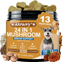 Mushrooms for Dogs - Turkey Tail Mushroom for Dogs - Gut, Skin, Joint, Immune He