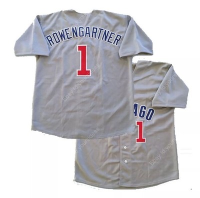 Retro Henry Rowengartner #1 Jerseys Rookie Of The Year Men's Sewn S-4XL