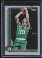 2025-26 Topps Chrome #14 Sam Hauser Refractor