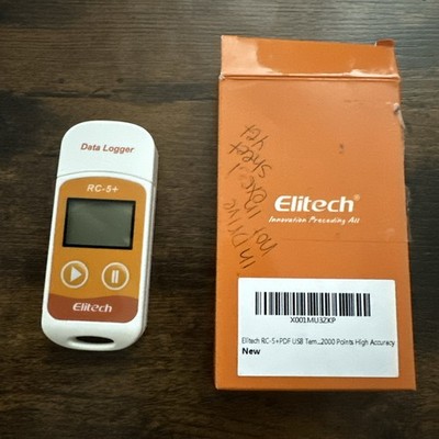 Elitech RC-5+Temperature Recorder Vaccine Temp Monitor Data logger PDF Report