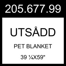 IKEA UTSADD UTS DD Pet Blanket Green 39 x59" 205.677.99