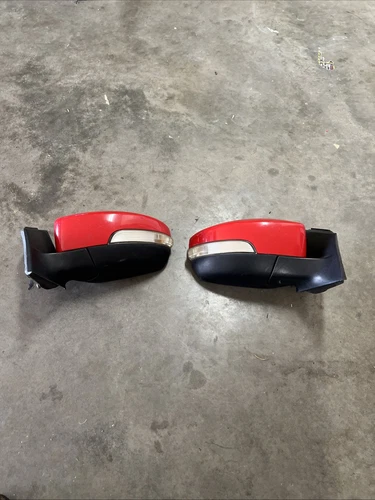 2015-2018 Ford Focus Driver And Passenger Side View Mirror Used OEM Signal Red