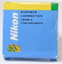 Nikon Eyepiece Correction Attachment -4, fits F, F2, F3, FM/FE series, FA
