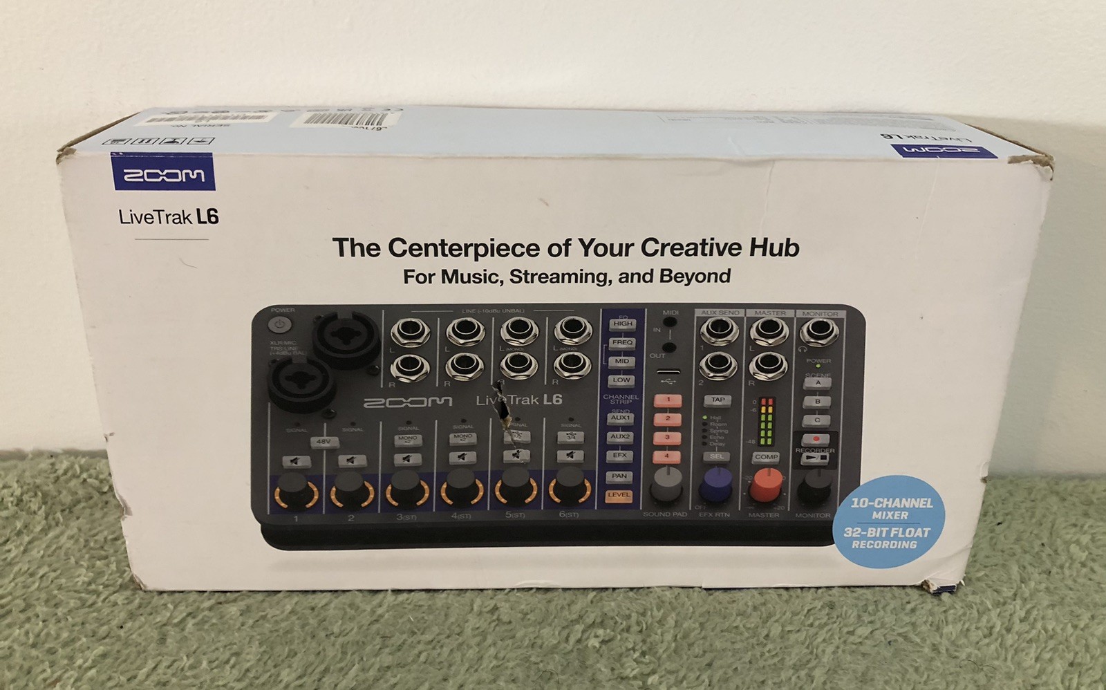 New Sealed Zoom LiveTrak L6 10-Channel Digital Mixer