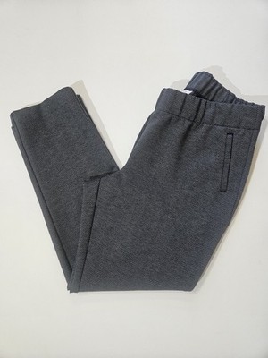 J. Jill Ponte Dress Pants Womens MP Black Grey Herringbone Slim Leg Pixie Ankle
