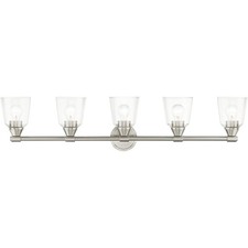 Livex Lighting 16785-91 Catania Bathroom Vanity Light Brushed Nickel