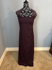 Xscape Burgundy Dress Size 16
