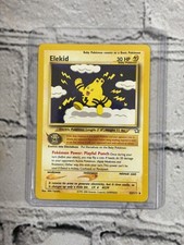 Carta Pokemon Elekid 22/111 Neo Genesis rara non Holo illimitata WOTC 2000