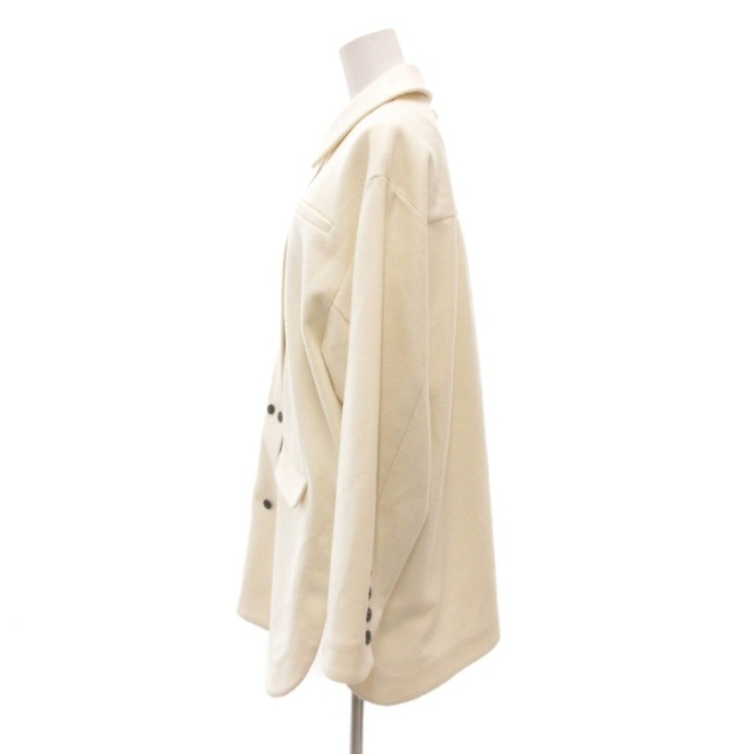 Ameri Vintage Half Coat Double Button Melton F Wh… - image 3