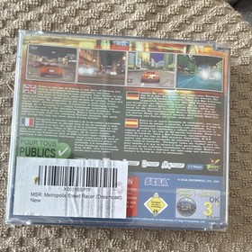 SEGA MSR: Metropolis Street Racer Sega Dreamcast 2000 ELSPA 3+ Racing Game.