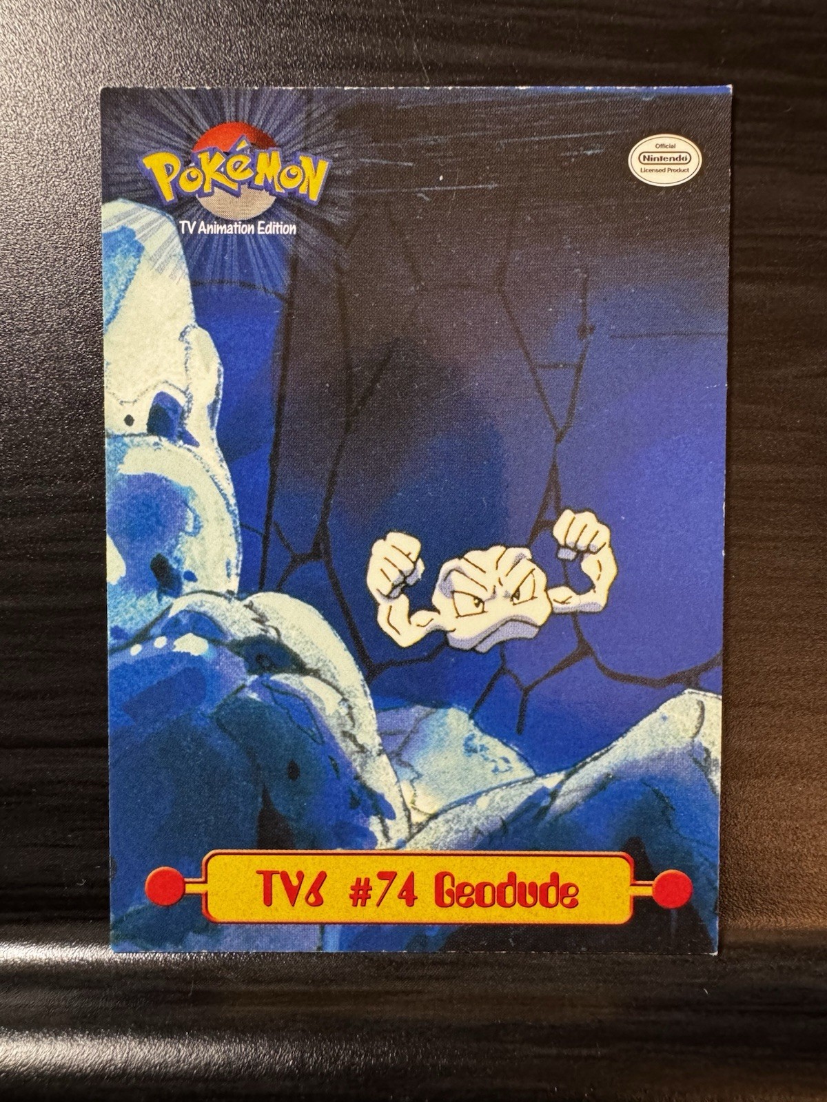 TV6 Geodude #74 | Pokemon Topps TV Animation Edition 1999 | NM