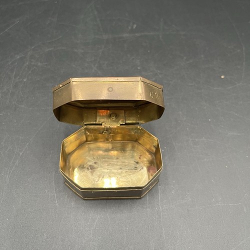 Lot Of 3 Vintage Brass Trinket Boxes - Picture 3 of 13