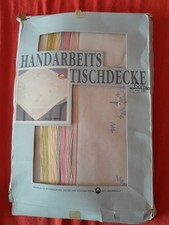 NEU - Tischdecke zum Sticken - Ostern - 80x80 cm - Set mit Garn 2 - OVP - NEU