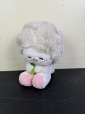 Vintage Dakin Nature Babies FROU FROU Doll White Hair With Flower 1982 Plush
