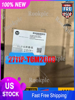 1PCS ALLEN BRADLEY 2711P-T6M20D8 Ser A PanelView Plus 600 FREE SHIP NEW IN BOX