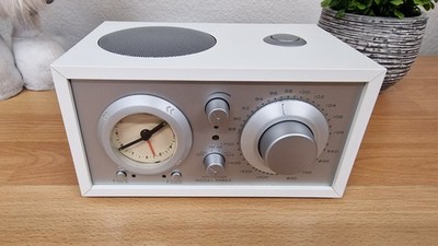 Tivoli Audio Model Three Clock Radio - White / Silver