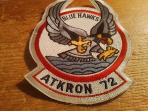 ATKRON 72 BLUE HAWKS PATCH
