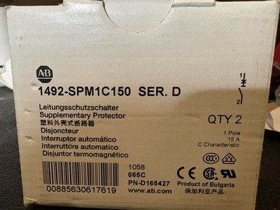 Allen-Bradley 1492-SPM1C150 Circuit Breaker Qty 1 (New in Box)