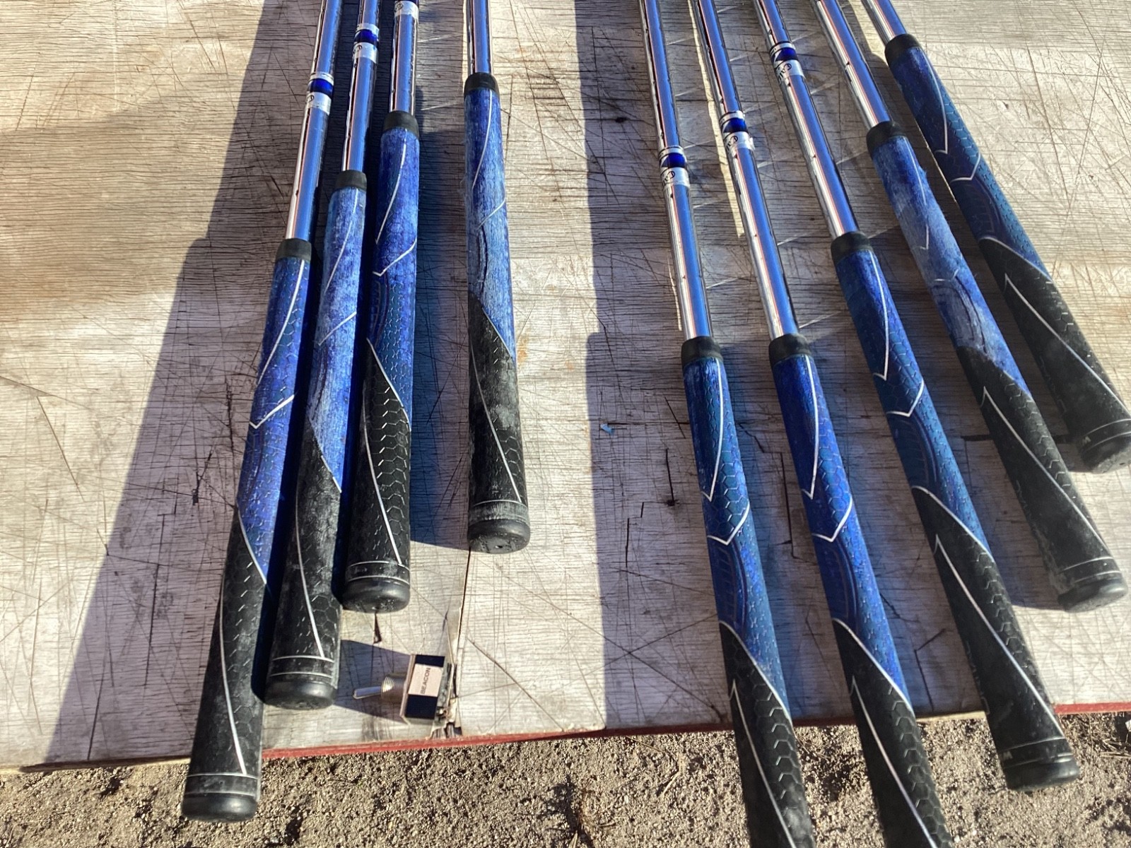 Callaway Men’s X-18 3-PW SW golf iron set steel uniflex right handed used