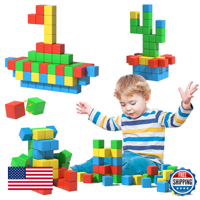 Asago Magnetic Blocks Large 56Pcs 1.34In Magnetic Building Blocks 3D Magnetic