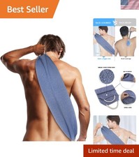 Invigorating Back Scrubber for Deep Cleansing  Better Circulation - One Size