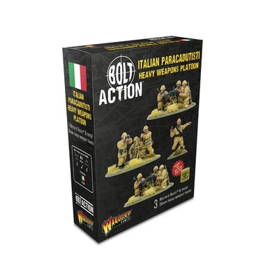 Italienischer Paracadutisti schwerer Waffenzug - Bolt Action - Brandneu