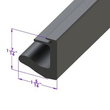 Roof Rail Seals For Buick Roadmaster 1955-1956 Lp 110-b