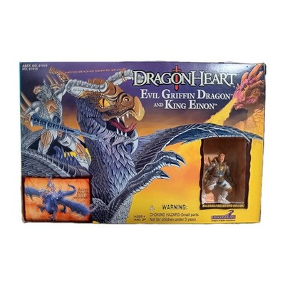 Kenner Vintage 1996 DRAGONHEART Evil Griffin Dragon and King Einon Set Sealed
