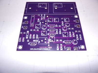 Lateral Mosfet 75WRMS Audio Endstufe Verstärker PCB, Maplin Derivat TO247/TO3