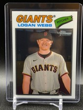 Logan Webb 2026 Topps Heritage Chrome Base #82 - San Francisco Giants