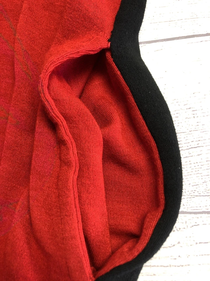 Suéter Slazenger De Colección Para Hombres 2XL Negro Rojo Cremallera Completa Chaqueta de Pista Rumania Años 90 Foto 4 de 4