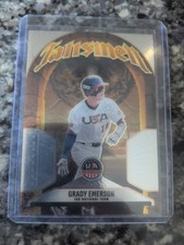 Grady Emerson 2026 Panini Stars and Stripes Prizm #2 Red Talismen /199