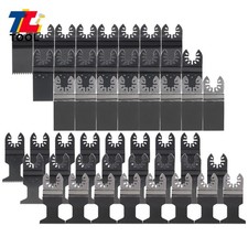 48 Pcs Oscillating Multitool Quick Release Saw Blades Kit Fit For Metal Wood