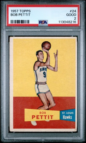 Bob Pettit #24 card