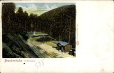 Ak Brocken im Harz, Brockenbahn, Im Rennethal - 4728793
