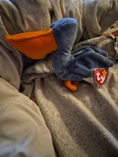 Ty 4107 Scoop the Pelican Beanie Babies