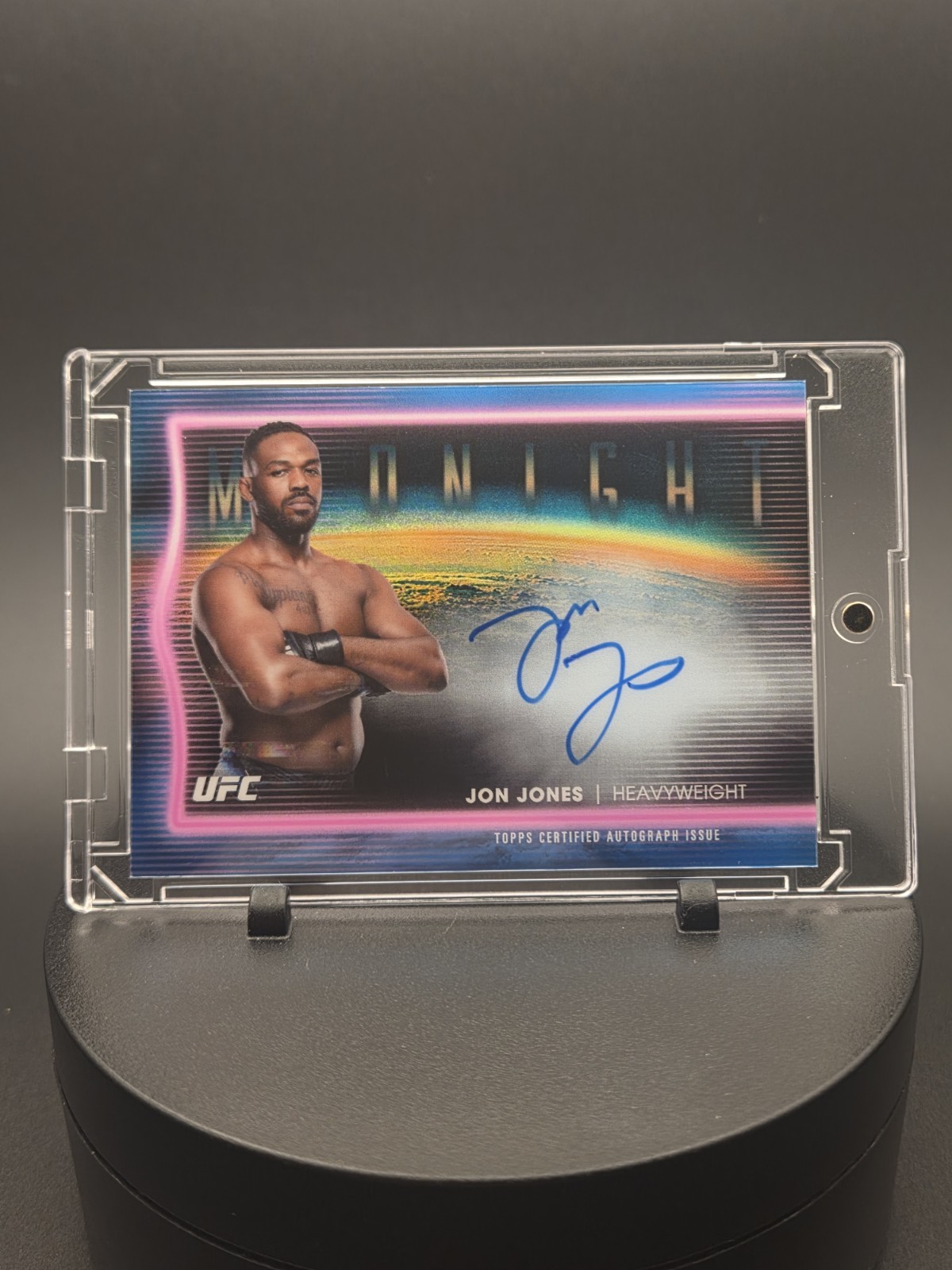 Jon Jones Horizon Signature Auto 2025 Topps Midnight UFC