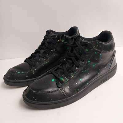 Alexander McQueen x PUMA MCQ Serve Mid Sneakers Black Green Speckles Mens Sz 12 