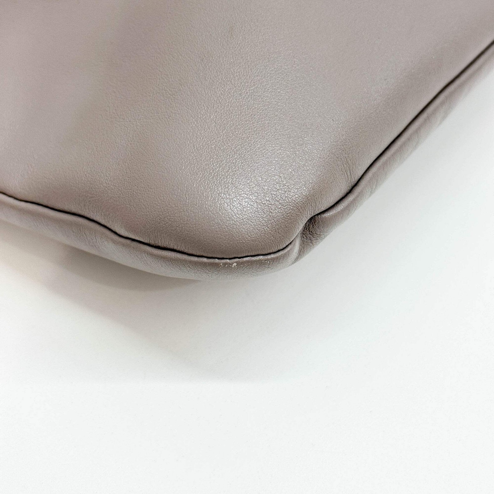 MIU MIU Grey Leather Shoulder Bag — image 12