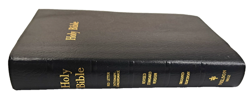 Vtg 1972 Holy Bibe Concordance Revised Standard Version Red Letter Thomas Nelson - Afbeelding 2 van 13