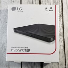 LG SP80NB60 Ultra Slim Portable DVD Writer M-DISC Compatible Mac/ Win TV Connect