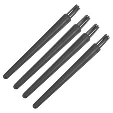4pcs Antistatic ESD Brush Plastic Handle Nylon Cleaning Brushes 18x9mm Bristles
