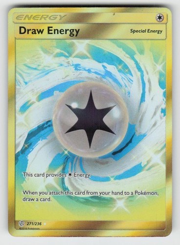Draw Energy 271/236 Secret Rare Cosmic Eclipse Near Mint