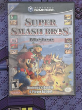 Nintendo GameCube Super Smash Brothers Melee game W/ Case & Manual, NOT WORKING